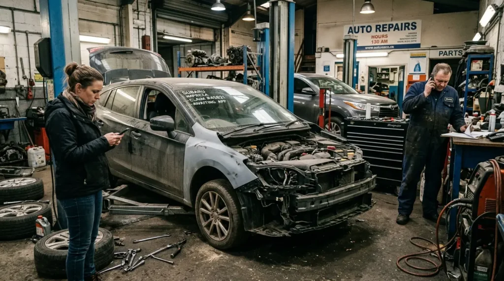 Car Stuck in Repair Due to Insurance Delay
