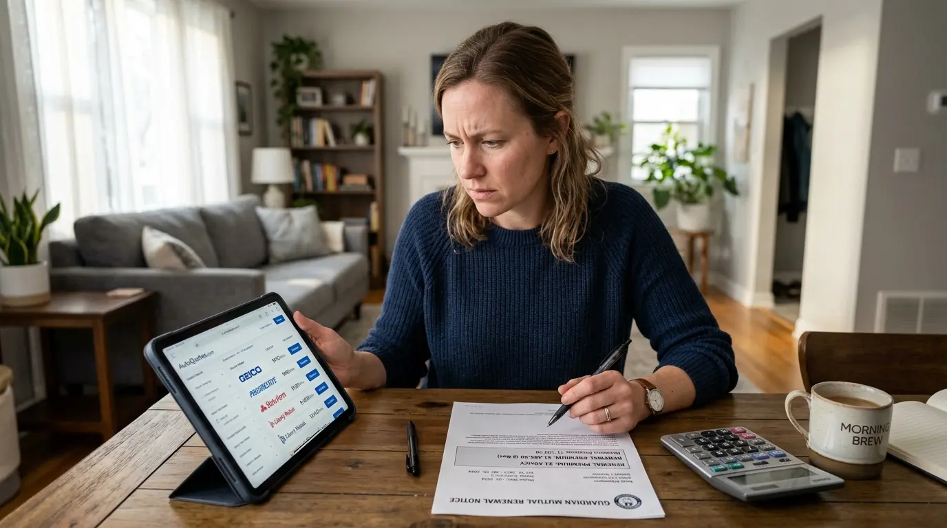Comparing car insurance quotes