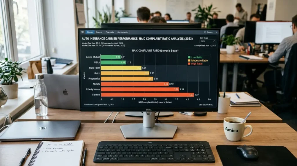 Complaint Ratio Comparison Bar Chart 2