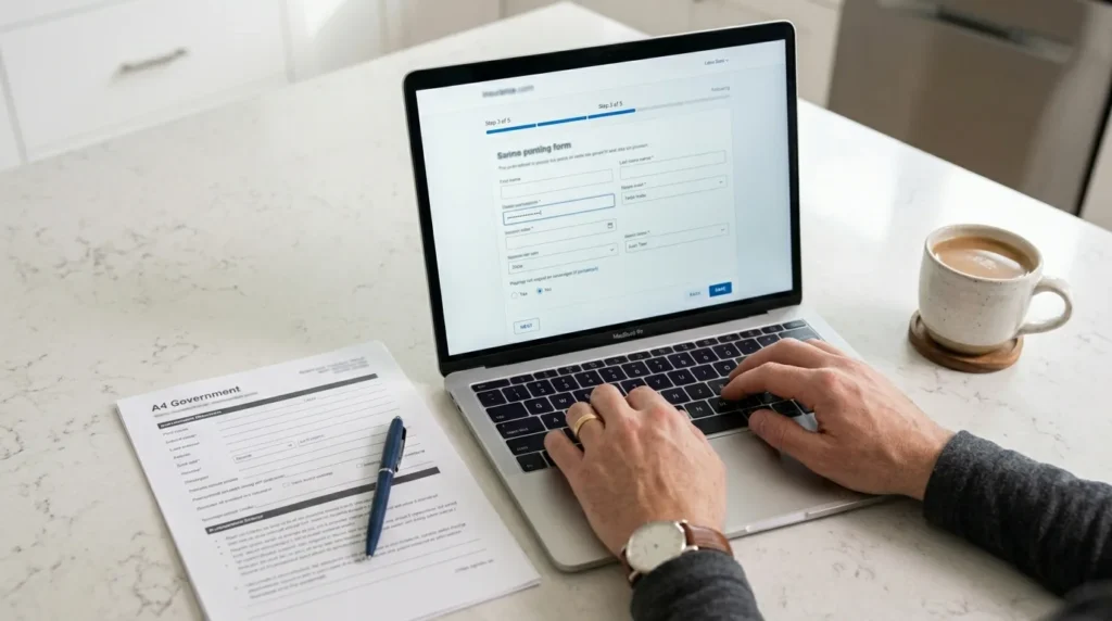 We Requested 40 Allstate Homeowners Insurance Quotes, and What Came Back Shocked Our Entire Team 3 Hands on laptop keyboard 5 variables you can control before requesting your Allstate quote