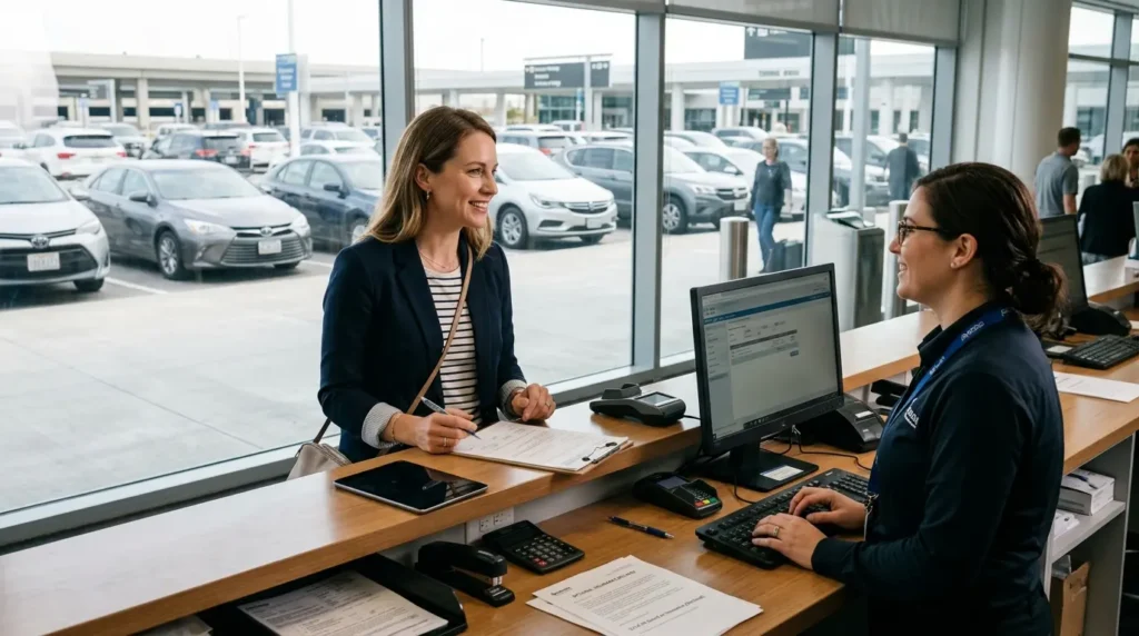 Rental Car Insurance Savings at Airport Counter