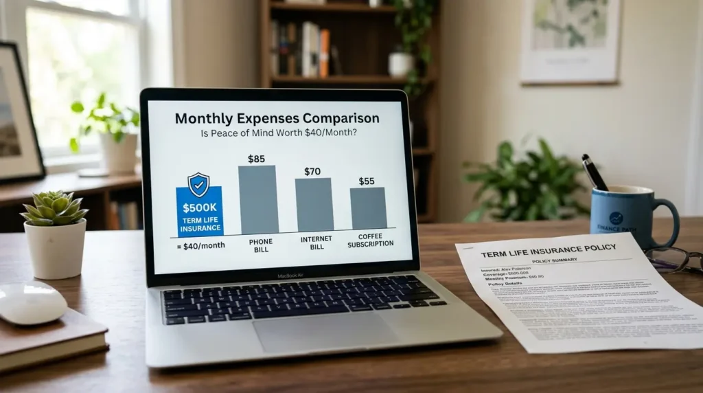 Term Life Insurance Cost vs Monthly Bills