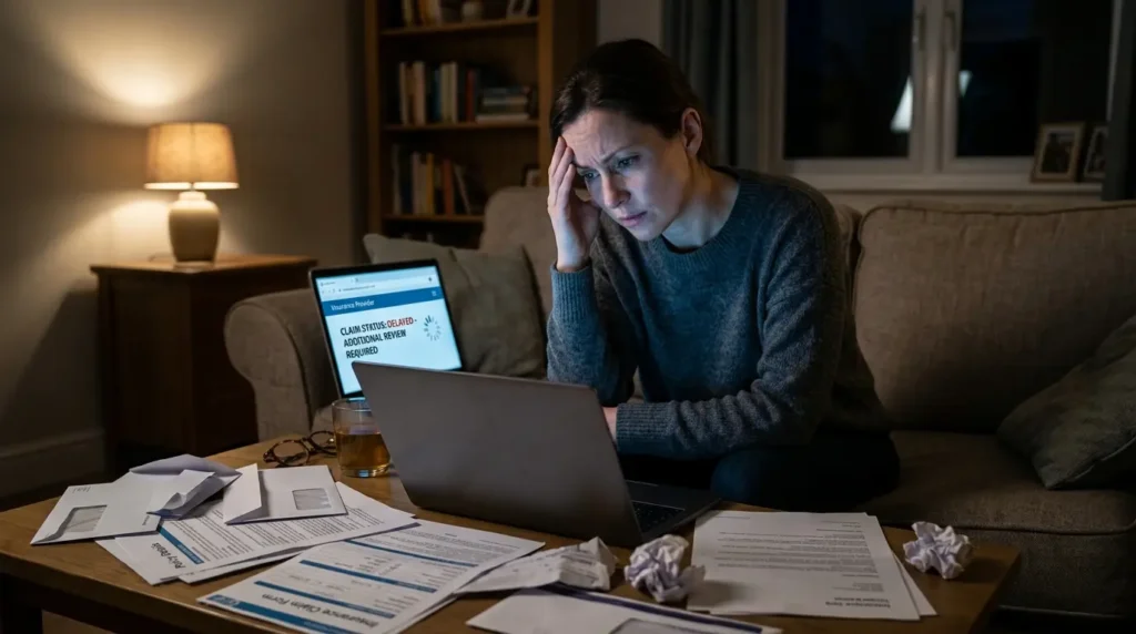 Waiting for Insurance Claim Approval Stress