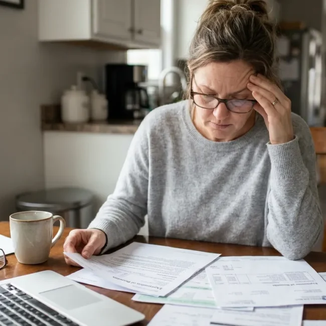 Woman reviewing medical bills Which Health Insurance Company Denies the Most Claims in 2026