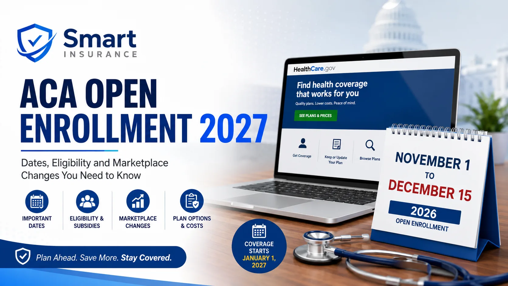 ACA Open Enrollment 2027 dates, eligibility, subsidies, and Marketplace changes