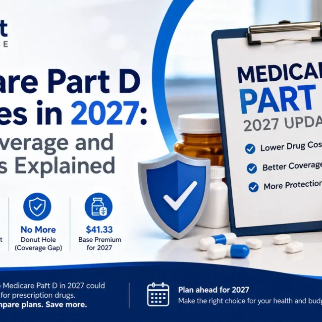 Medicare Part D changes 2027 including deductible, premiums, out-of-pocket costs, and prescription drug coverage