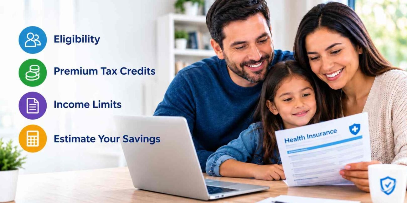 Family reviewing ACA subsidies 2027 and Marketplace health insurance costs.